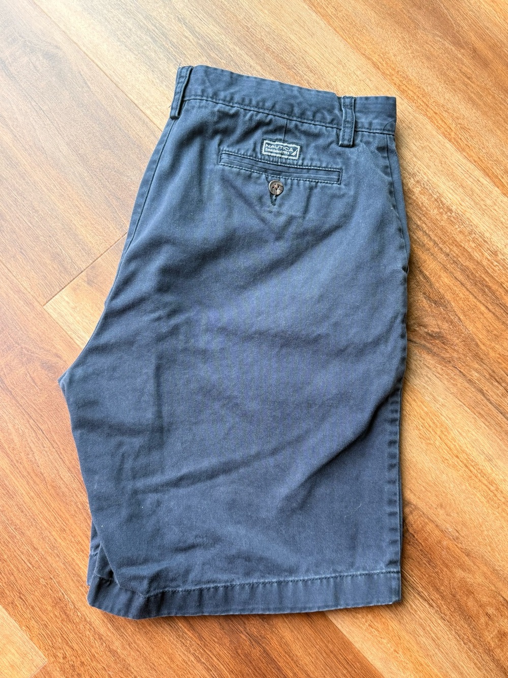 Nautica Men's Navy Blue Dress Shorts